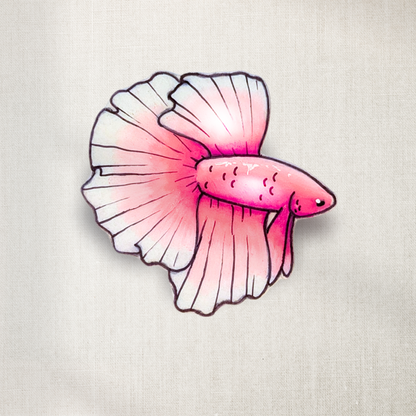 Pink Butterfly Betta