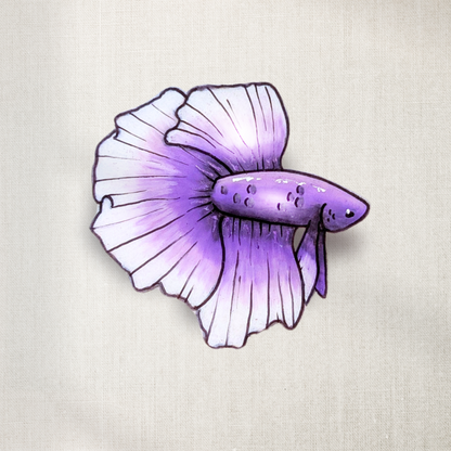 Purple Butterfly Betta