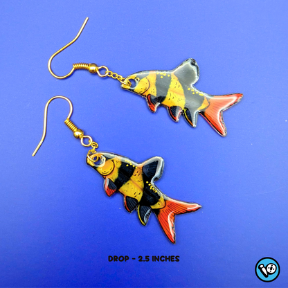 Clown Loach Dangle Earrings