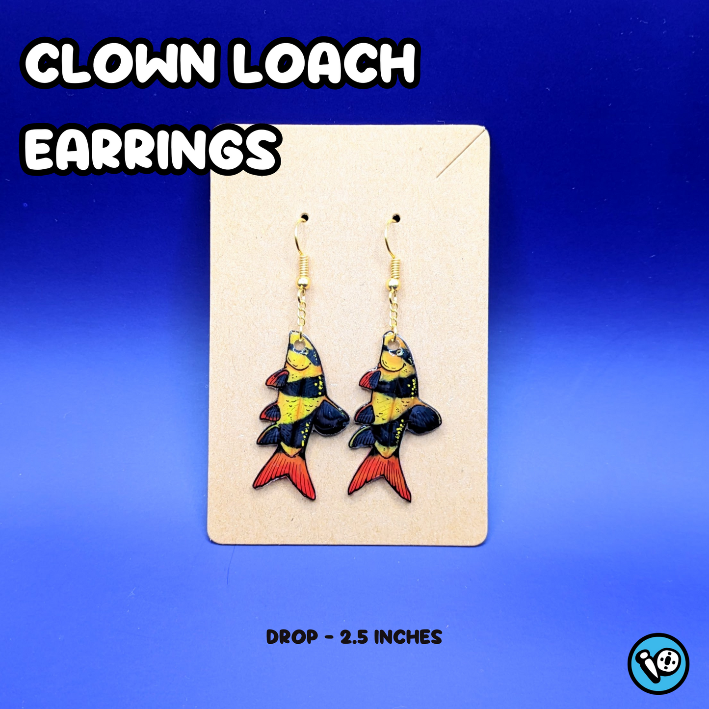 Clown Loach Dangle Earrings