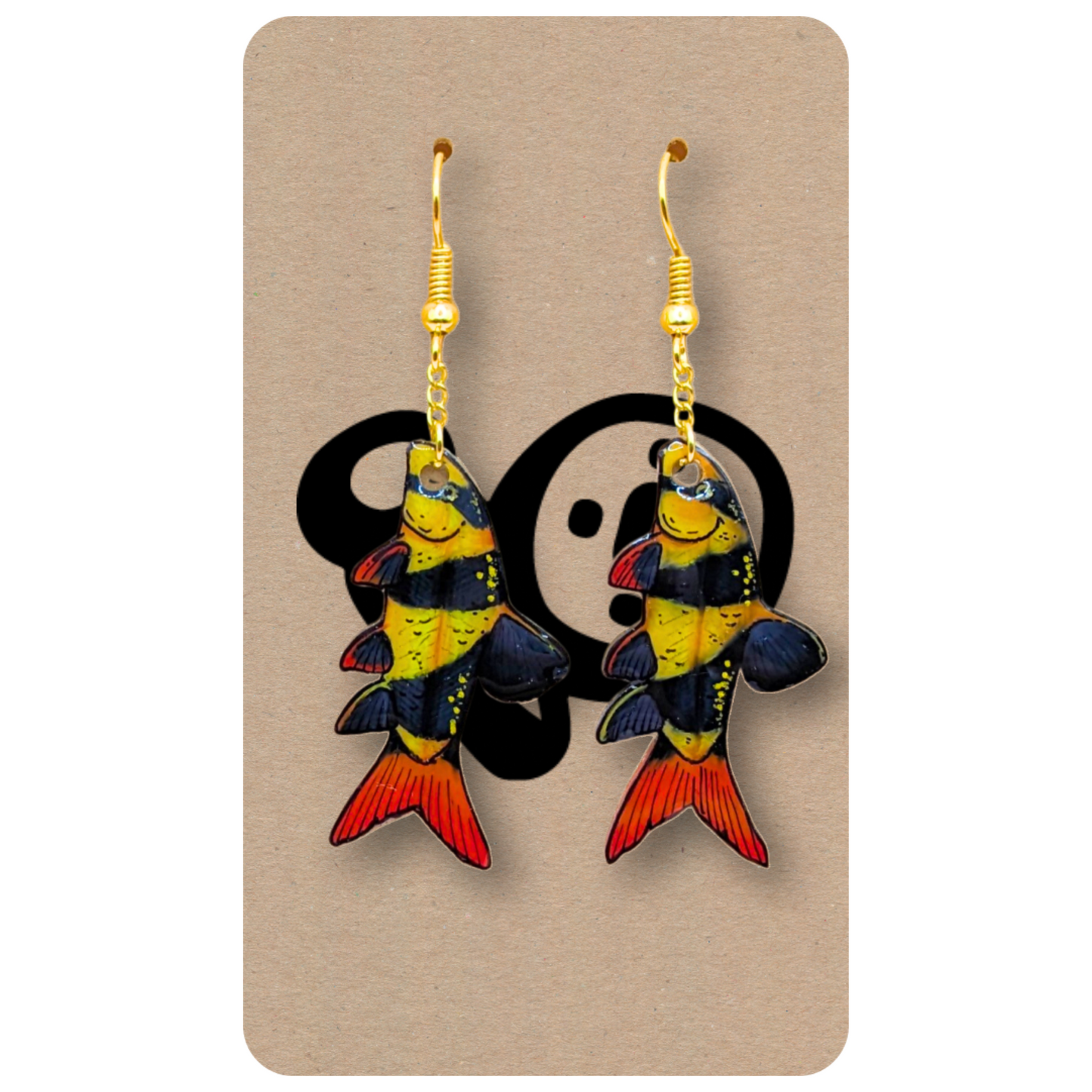 Clown Loach Dangle Earrings